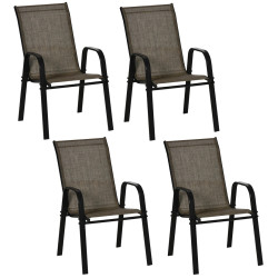 Set scaune de gradina Outsunny 84B-925 (Brown) Thumb