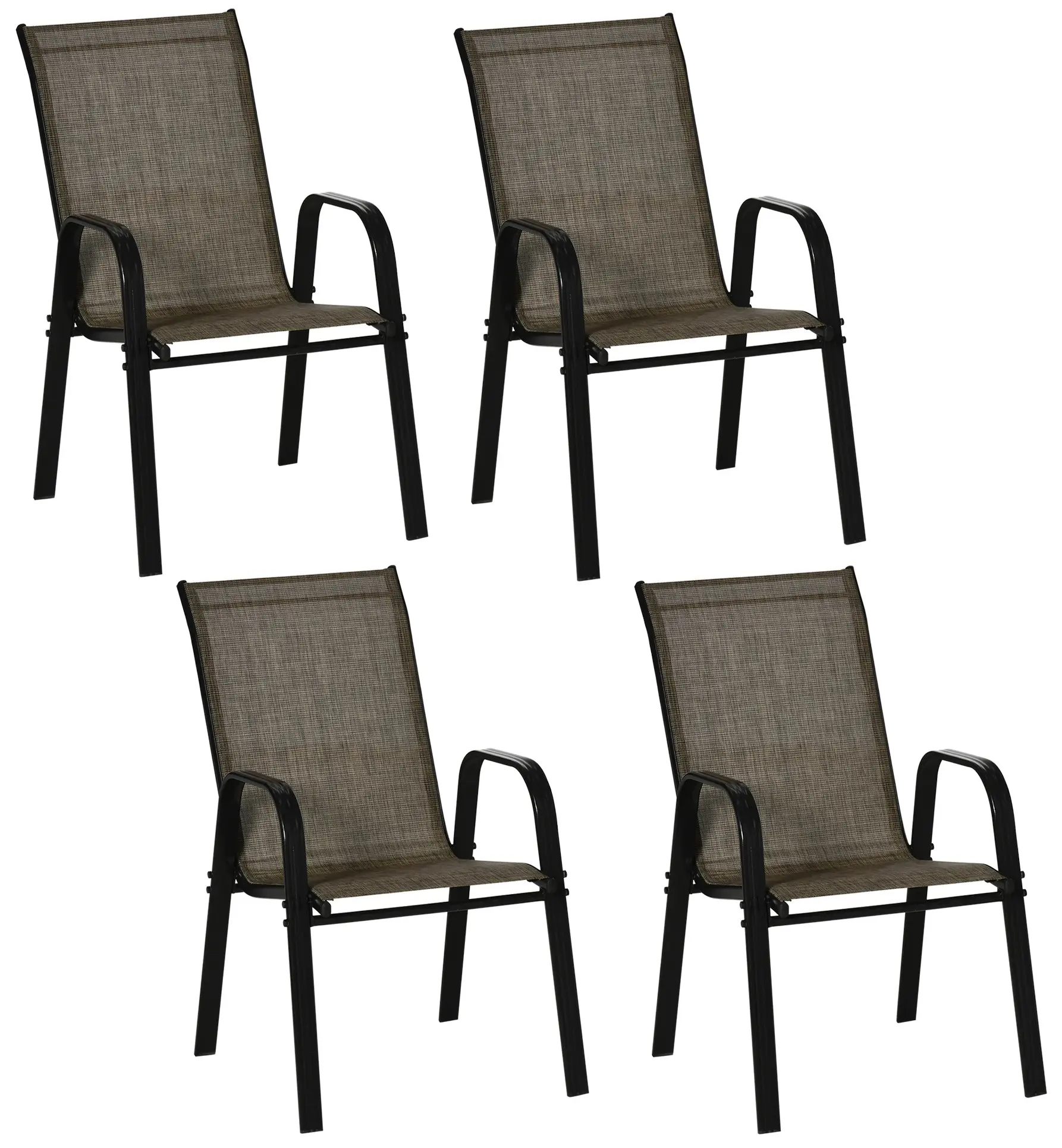 Set scaune de gradina Outsunny 84B-925 (Brown) - 2