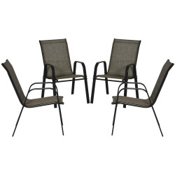 Set scaune de gradina Outsunny 84B-925 (Brown) Thumb