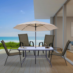 Set scaune de gradina Outsunny 84B-925 (Brown) Thumb