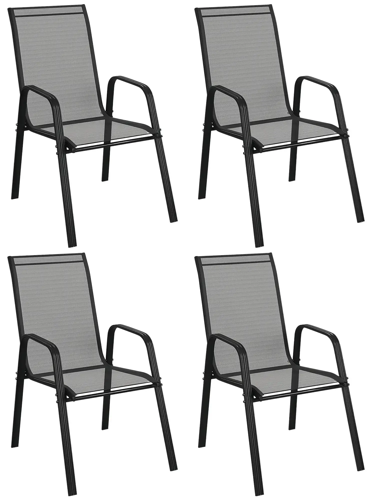 Set scaune de gradina Outsunny 84B-925V00BK (Black) - 2