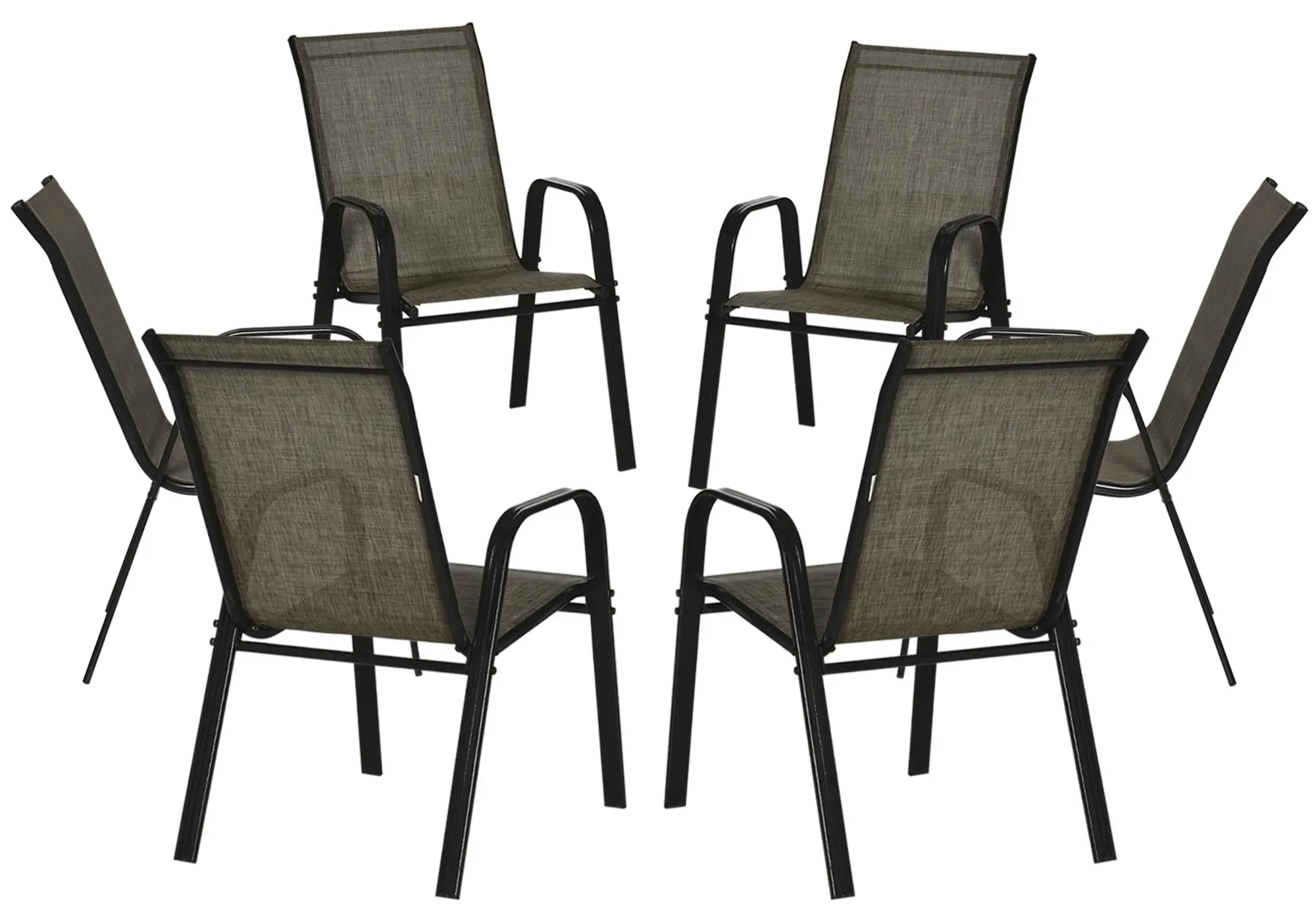 Set scaune de gradina Outsunny 84B-925V01 (Brown) - 3