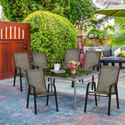 Set scaune de gradina Outsunny 84B-925V01 (Brown)