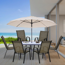 Set scaune de gradina Outsunny 84B-925V01 (Brown) Thumb