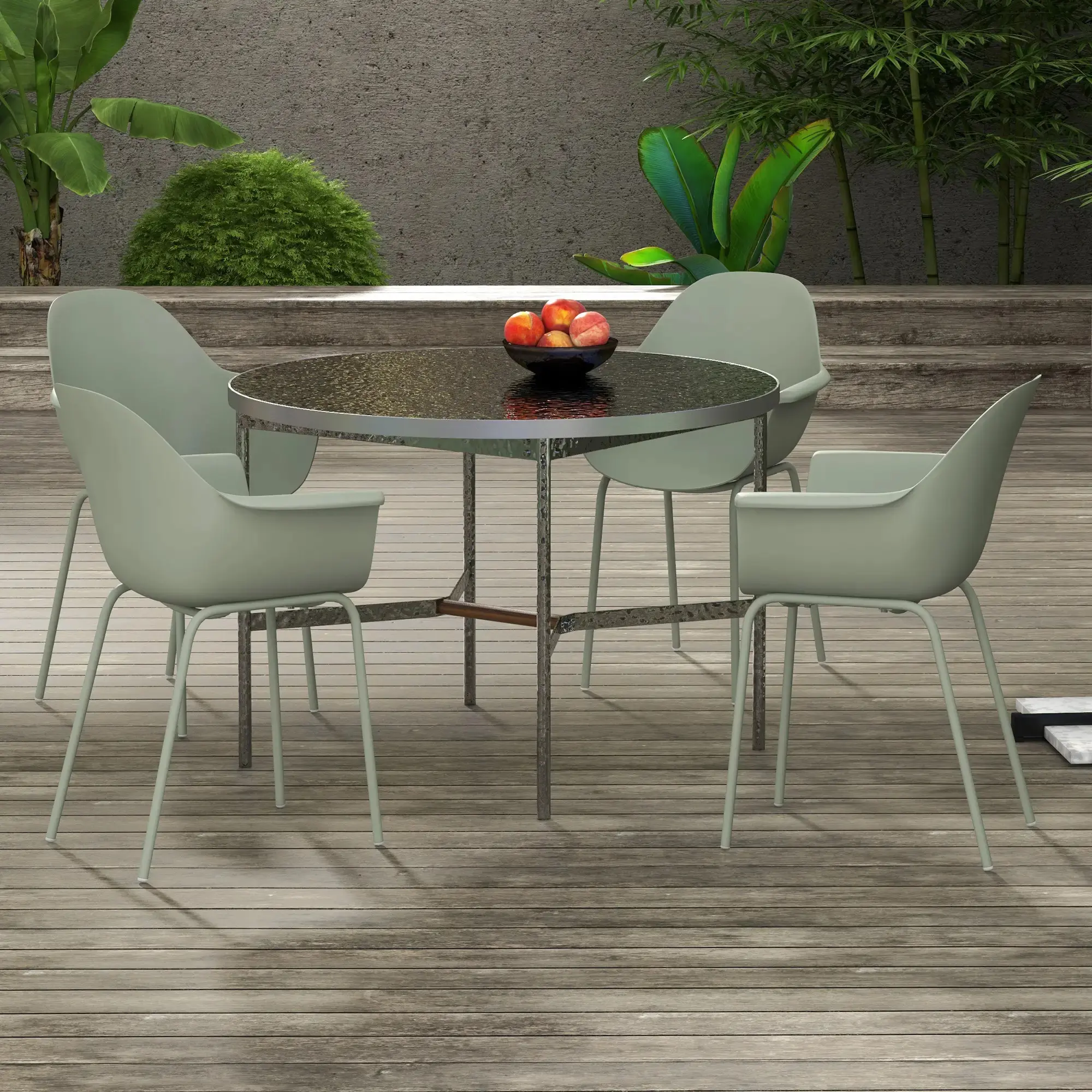 Комплект садовых стульев Outsunny 84G-233V00GN (Green) - 7