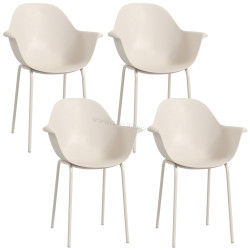 Комплект садовых стульев Outsunny 84G-233V00GY 4шт (Grey)