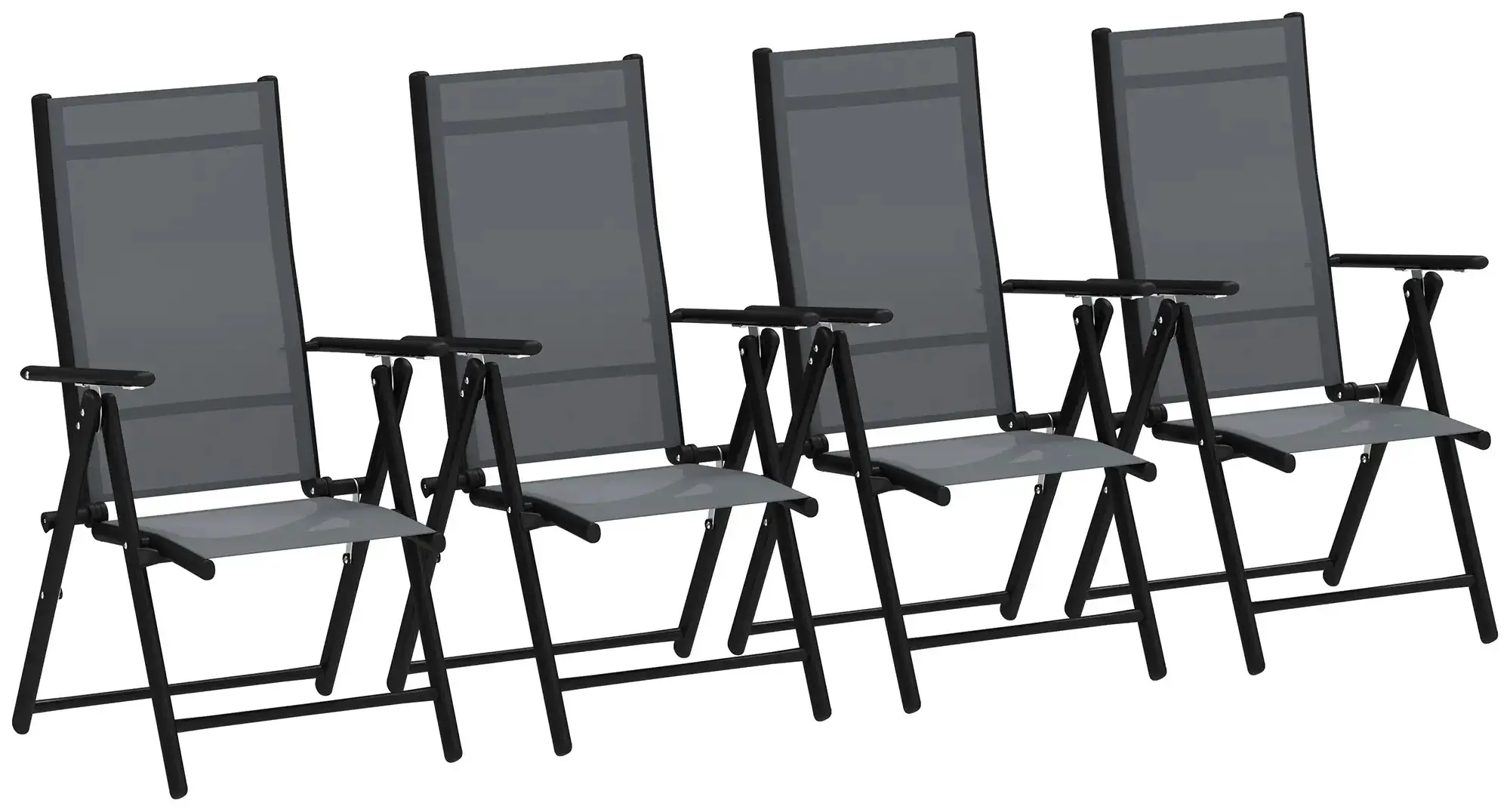 Комплект садовых стульев Outsunny 84G-526V00GY (Grey) - 2