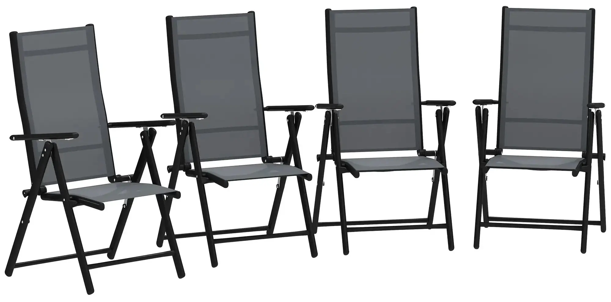 Комплект садовых стульев Outsunny 84G-526V00GY (Grey) - 3