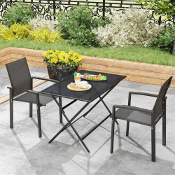 Комплект садовых стульев Outsunny 84G-592V00CG (Dark Grey) Thumb