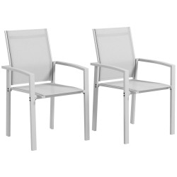 Комплект садовых стульев Outsunny 84G-592V00LG (Light Grey) Thumb