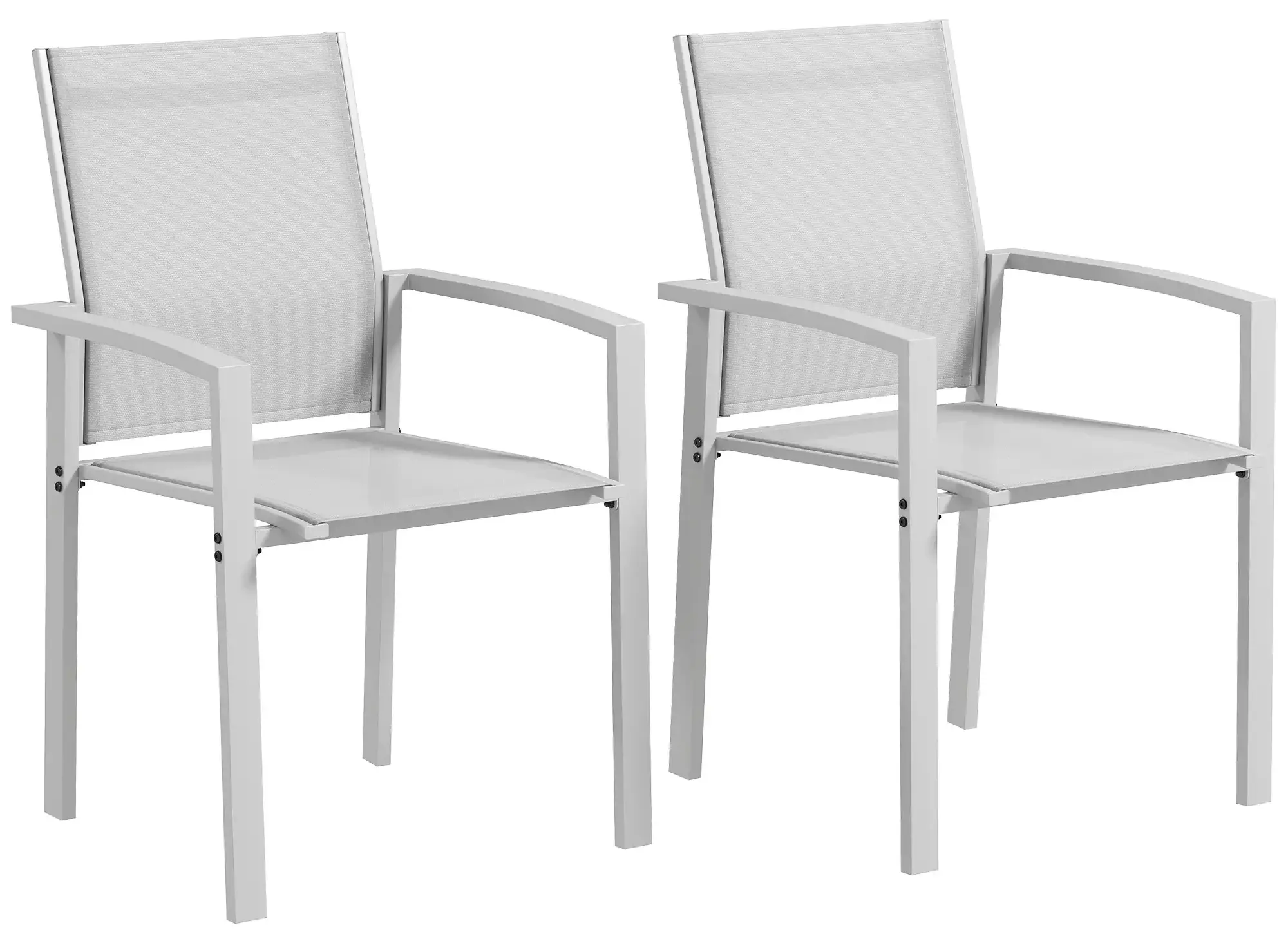 Комплект садовых стульев Outsunny 84G-592V00LG (Light Grey) - 2