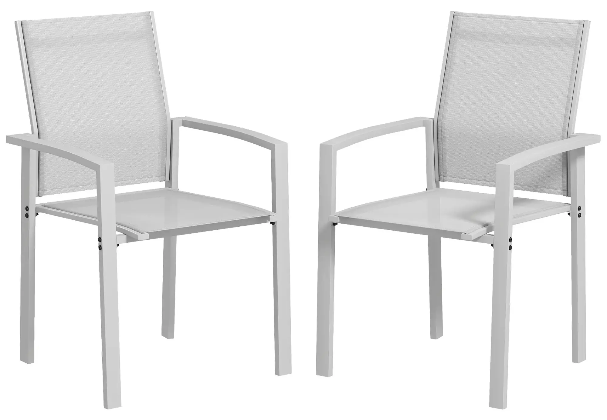 Комплект садовых стульев Outsunny 84G-592V00LG (Light Grey) - 3