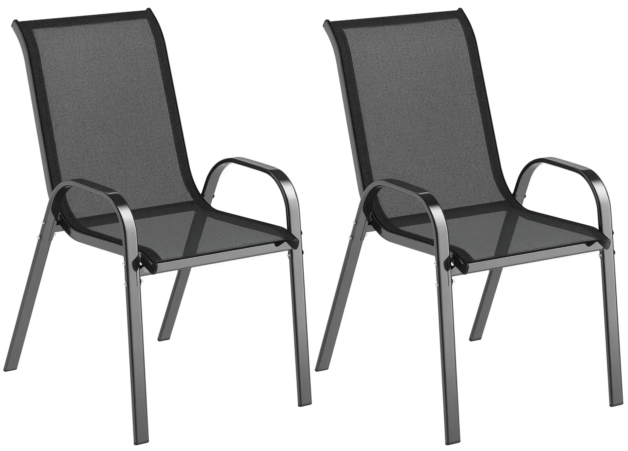 Set scaune de gradina Outsunny 84G-668V00BK (Black) - 2