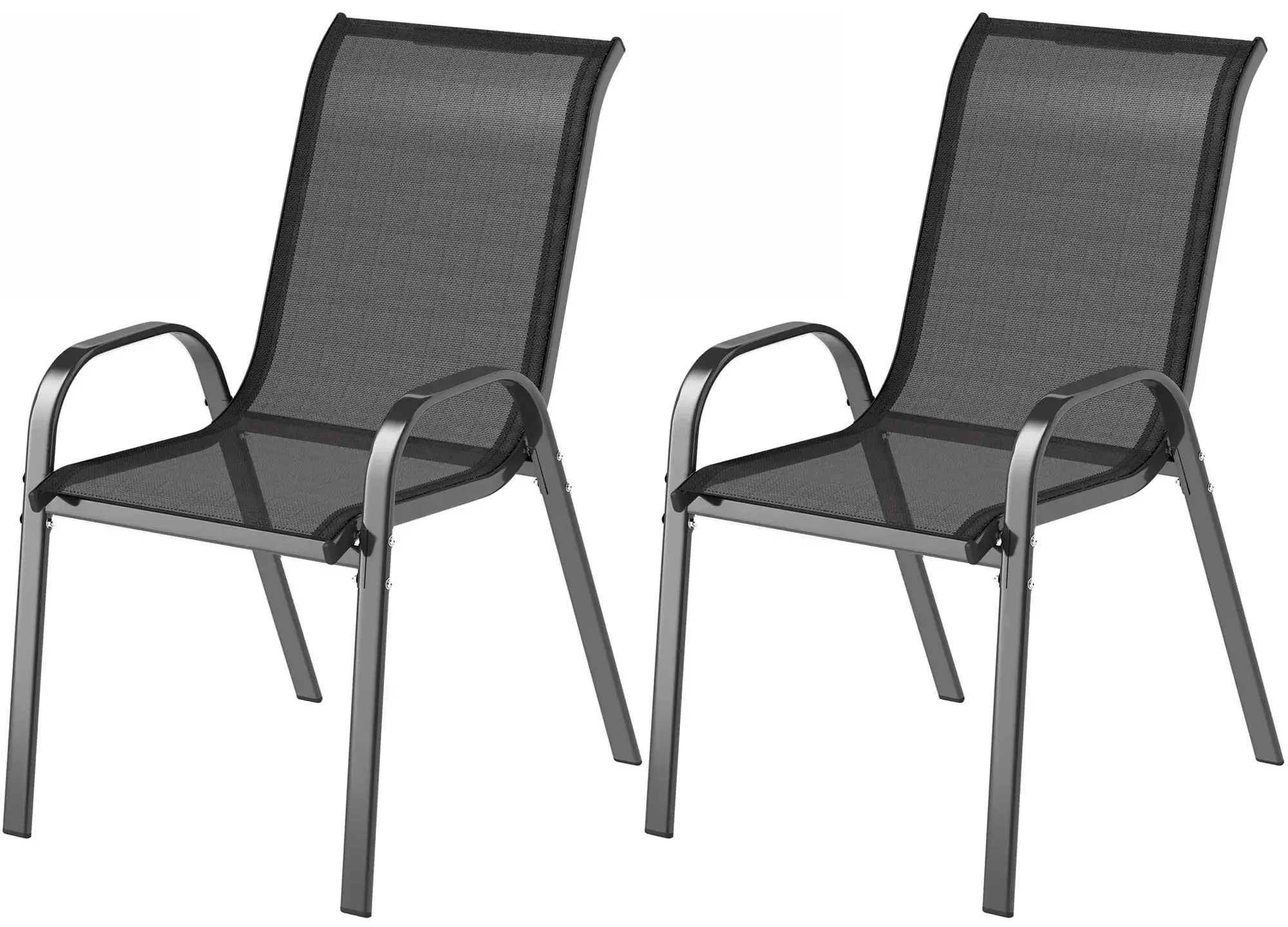 Set scaune de gradina Outsunny 84G-668V00BK (Black) - 3