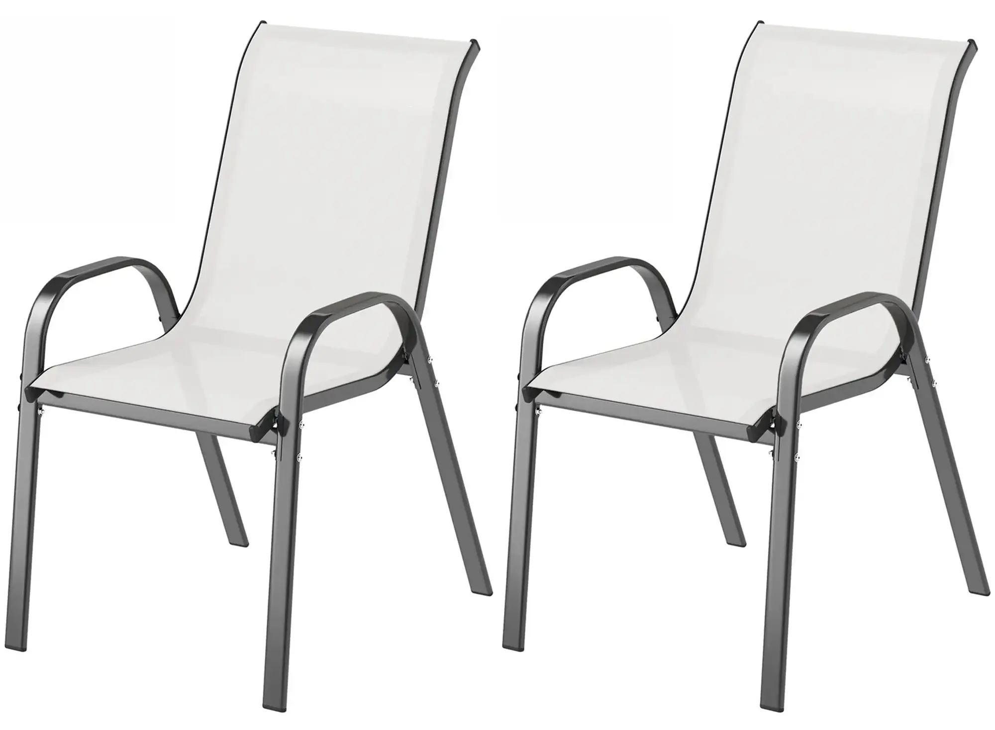 Set scaune de gradina Outsunny 84G-668V00LG (Light Grey) - 3