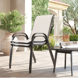 Set scaune de gradina Outsunny 84G-668V00LG (Light Grey)