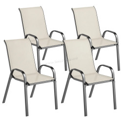 Set scaune de gradina Outsunny 84G-668V01BG (Beige)