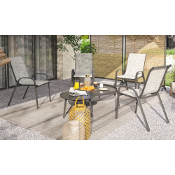 Set scaune de gradina Outsunny 84G-668V01GY (Grey) Thumb