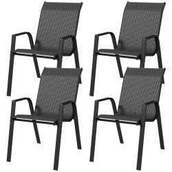 Set scaune de gradina Outsunny 861-073V00GY (Grey) Thumb