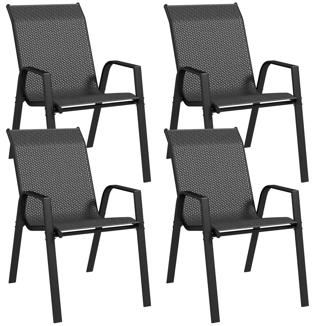 Set scaune de gradina Outsunny 861-073V00GY (Grey)