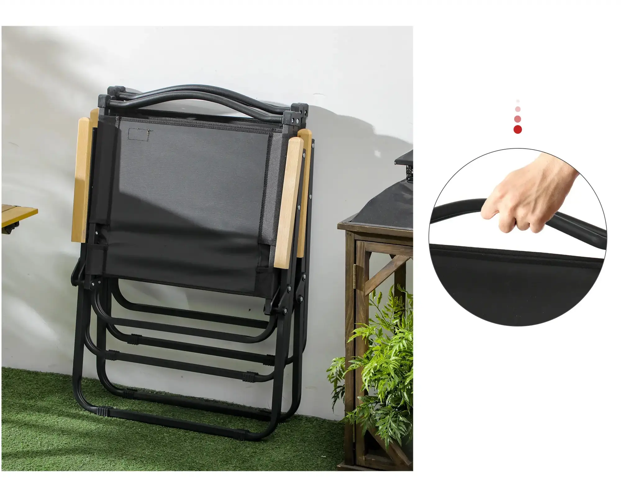 Set scaune de gradina Outsunny A20-317V01BK (Black) - 4