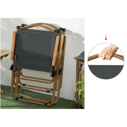 Комплект садовых стульев Outsunny A20-317V01CG (Dark Grey) Thumb