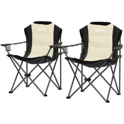 Set scaune de gradina Outsunny A20-520V00CW (Cream White/Black) Thumb