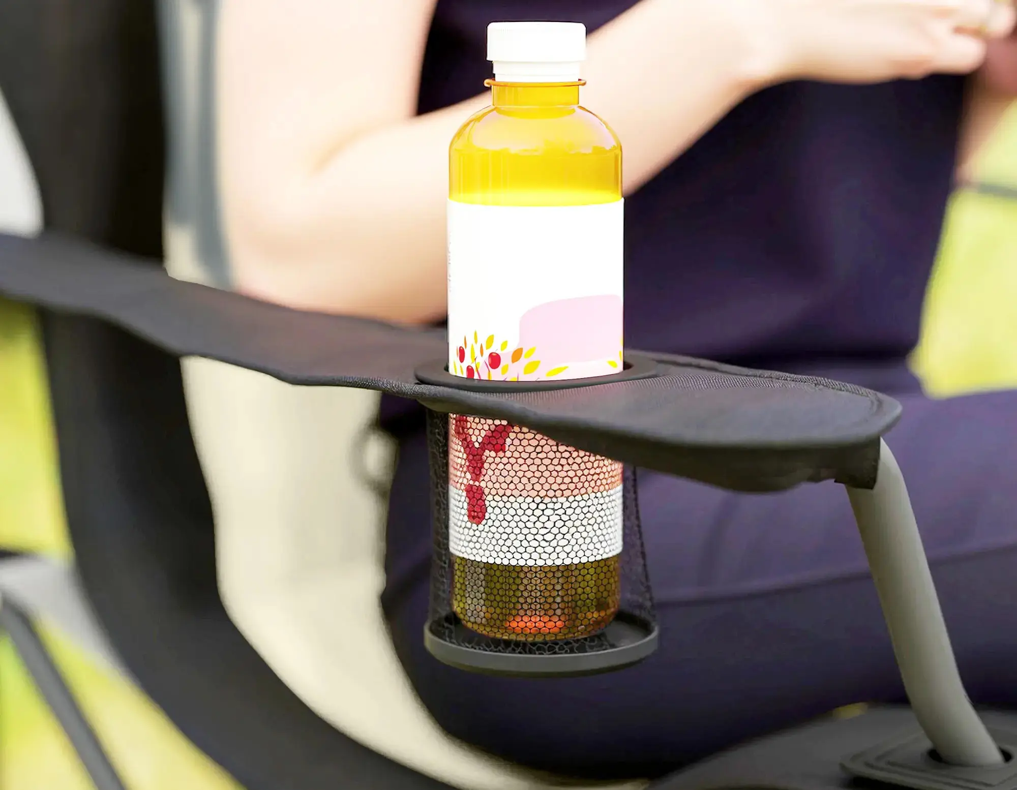 Set scaune de gradina Outsunny A20-520V00CW (Cream White/Black) - 5