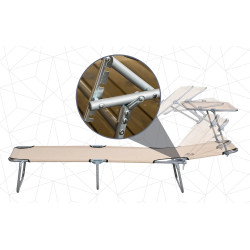 Комплект шезлонгов Outsunny 84B-001V01BN (Beige) Thumb