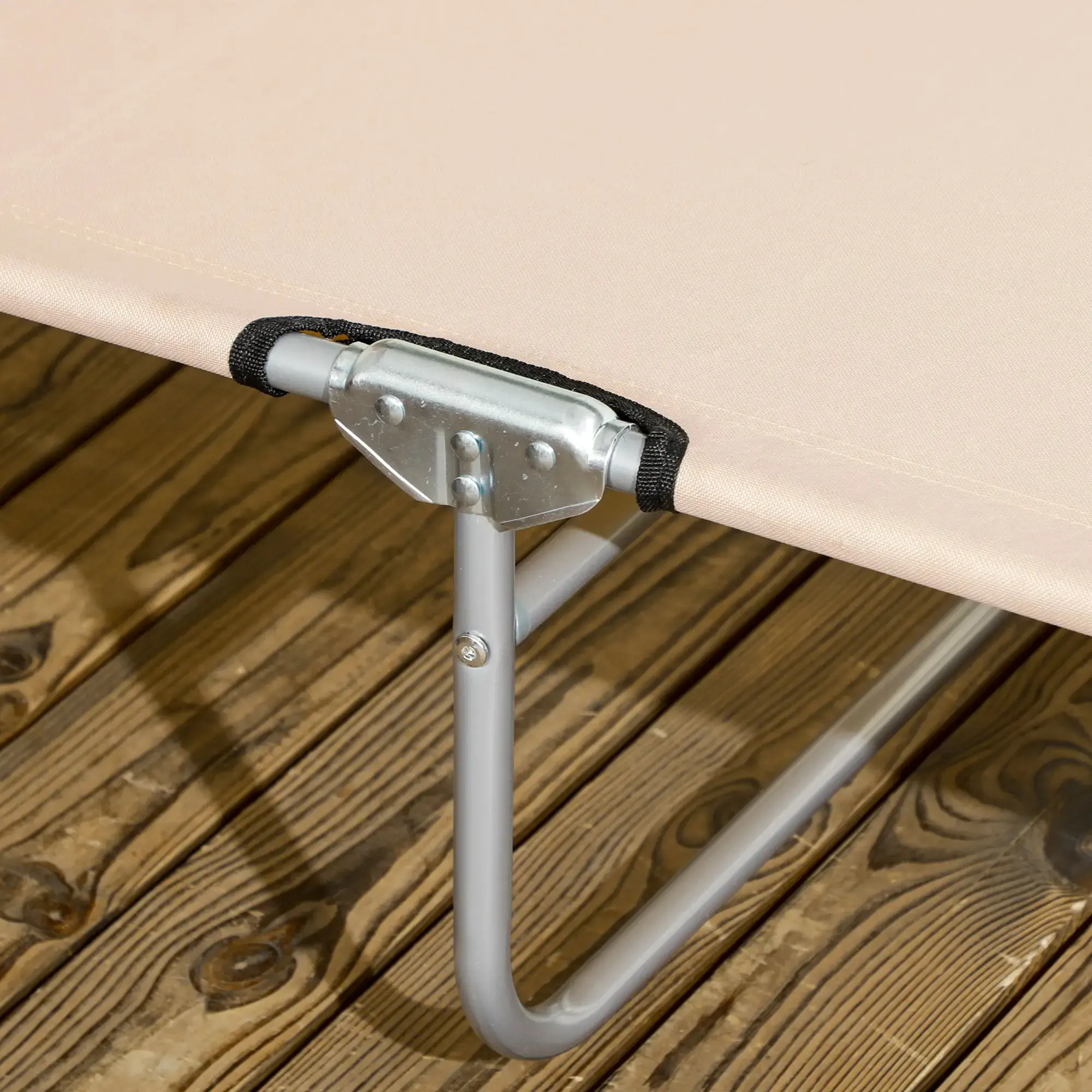 Комплект шезлонгов Outsunny 84B-001V01BN (Beige) - 8