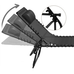 Комплект шезлонгов Outsunny 84B-206V02BK (Black) Thumb