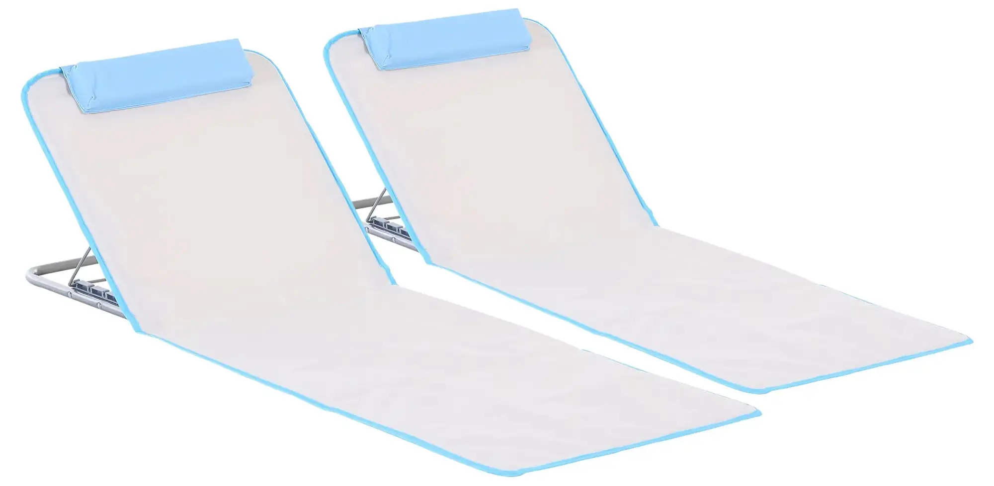 Комплект шезлонгов Outsunny 84B-455BG (Beige) - 2