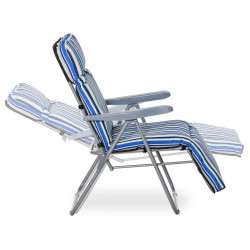 Комплект шезлонгов Outsunny 84B-571V70BU (Blue/Cream) Thumb