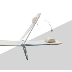 Set sezlonguri Outsunny 84B-860 (Beige) Thumb