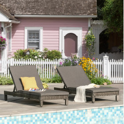 Комплект шезлонгов Outsunny 862-019GY (Grey) Thumb