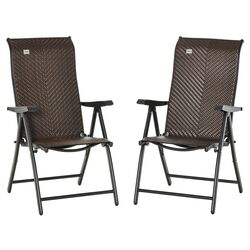 Set scaune de gradina Outsunny 861-056 (Red/Black) Thumb