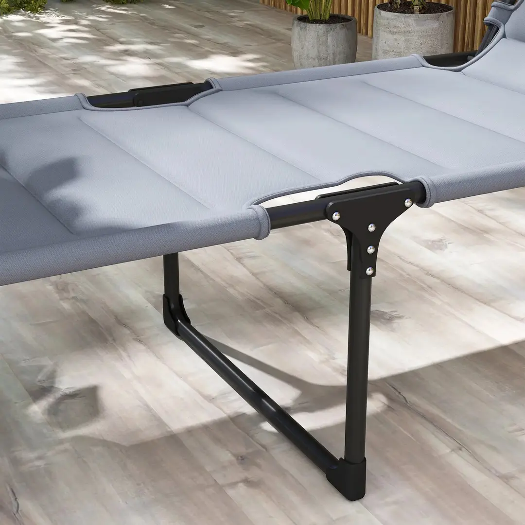 Set de sezlonguri Outsunny 84G-371V00GY (Grey)