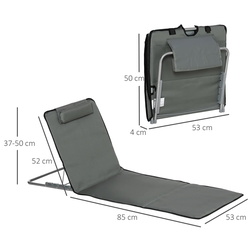 Набор шезлонгов Outsunny A20-205GY (Grey) Thumb