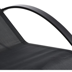 Набор шезлонгов со столиком Outsunny 84B-570BK (Grey/Black) Thumb