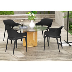 Set de scaune Outsunny 84G-234V00BK (Black)