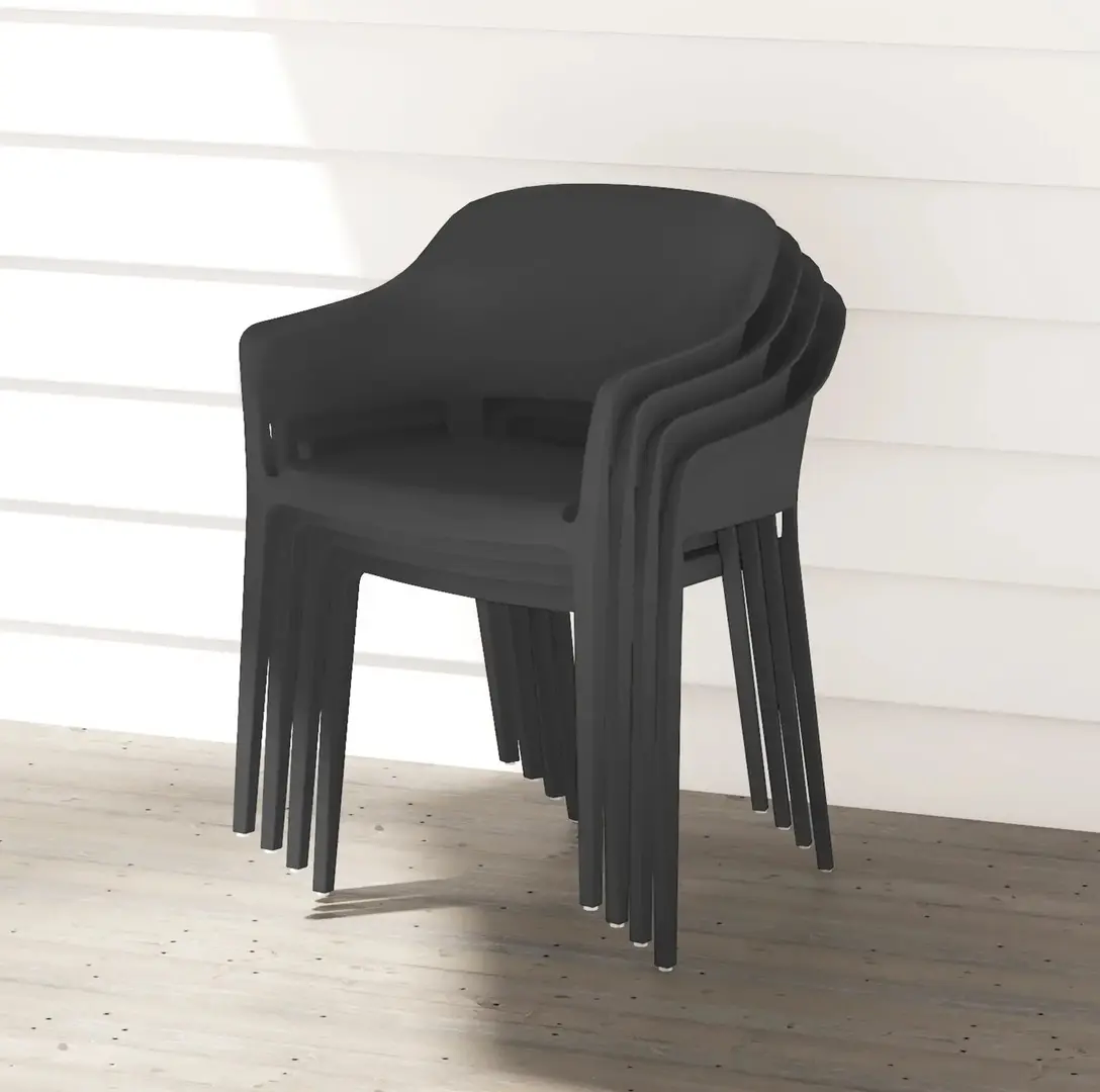 Набор стульев Outsunny 84G-234V00BK (Black)