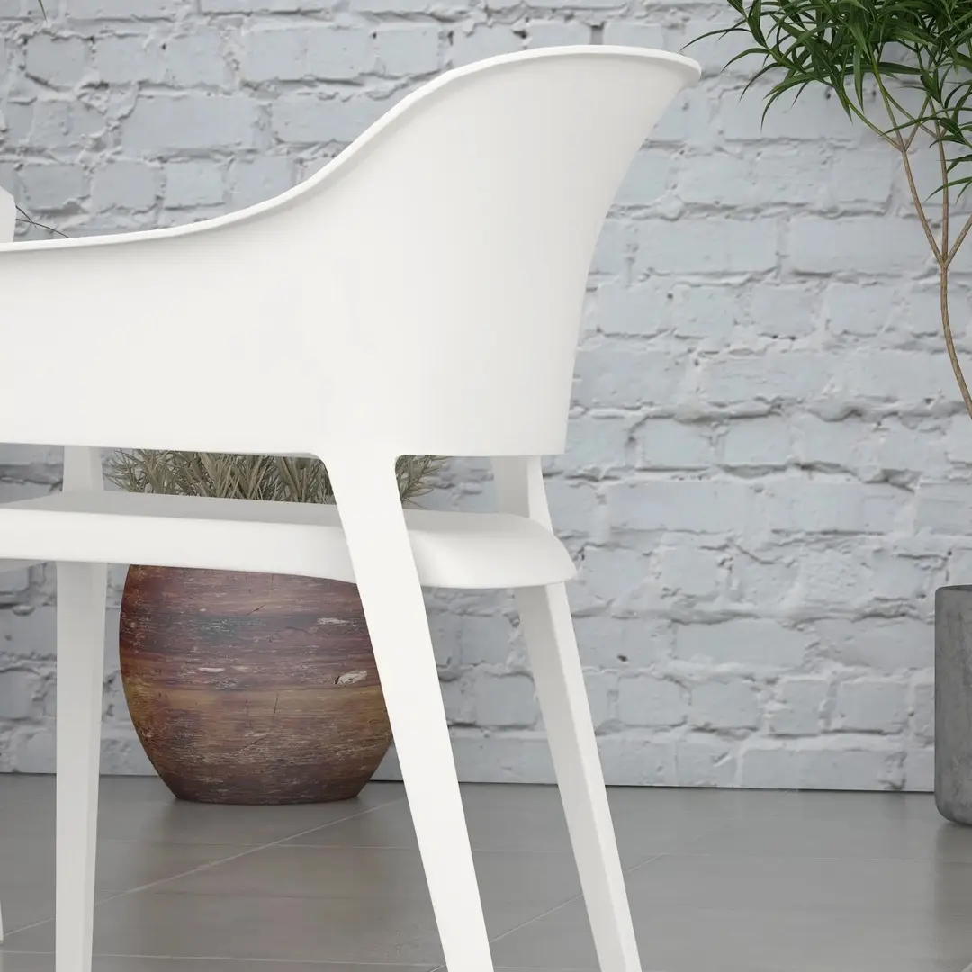 Set de scaune Outsunny 84G-234V00CW (White)