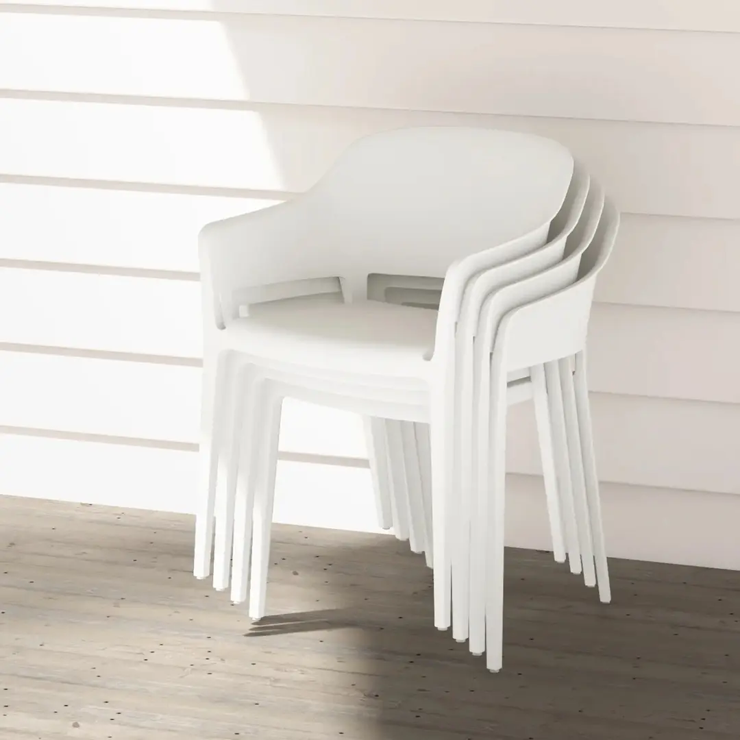 Set de scaune Outsunny 84G-234V00CW (White)