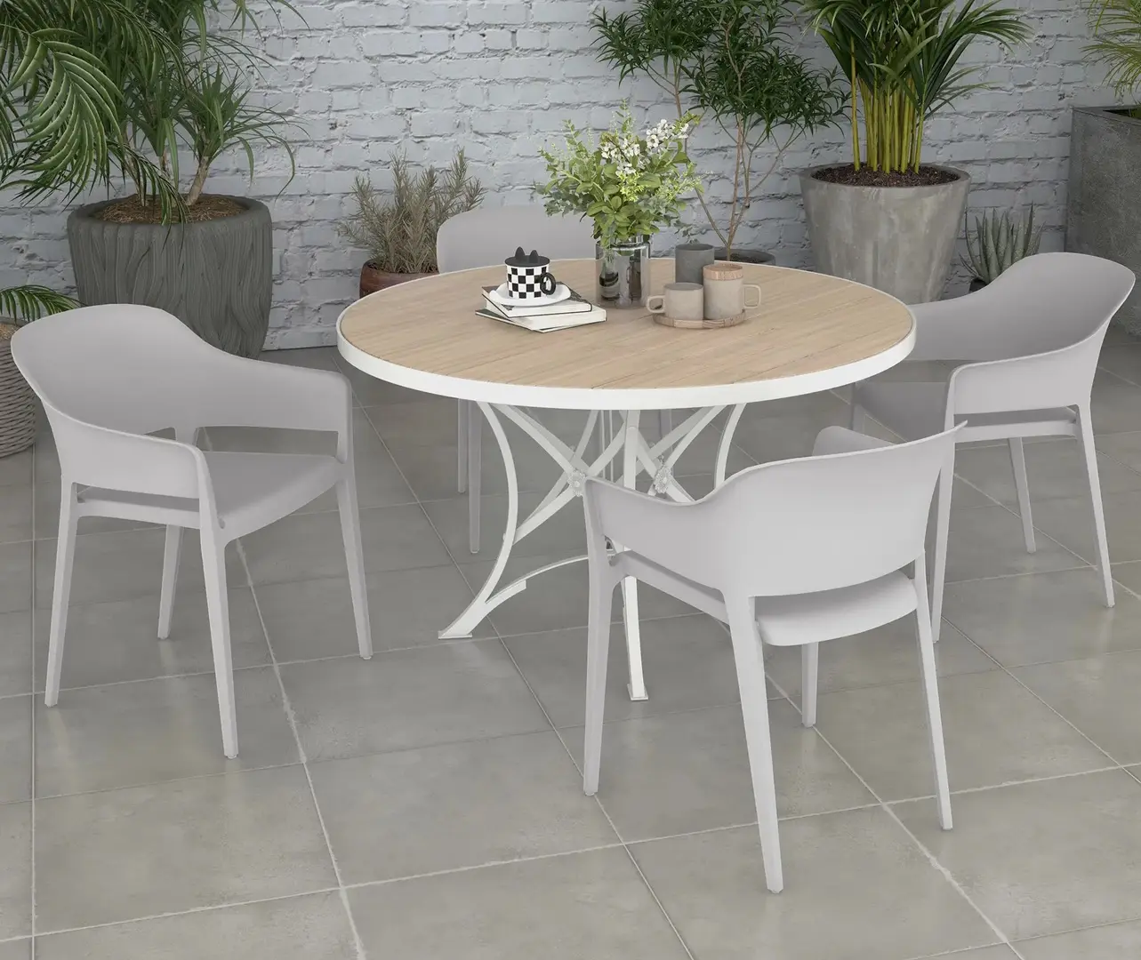 Set de scaune Outsunny 84G-234V00GY (Grey)