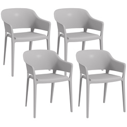 Set de scaune Outsunny 84G-234V00GY (Grey) Thumb