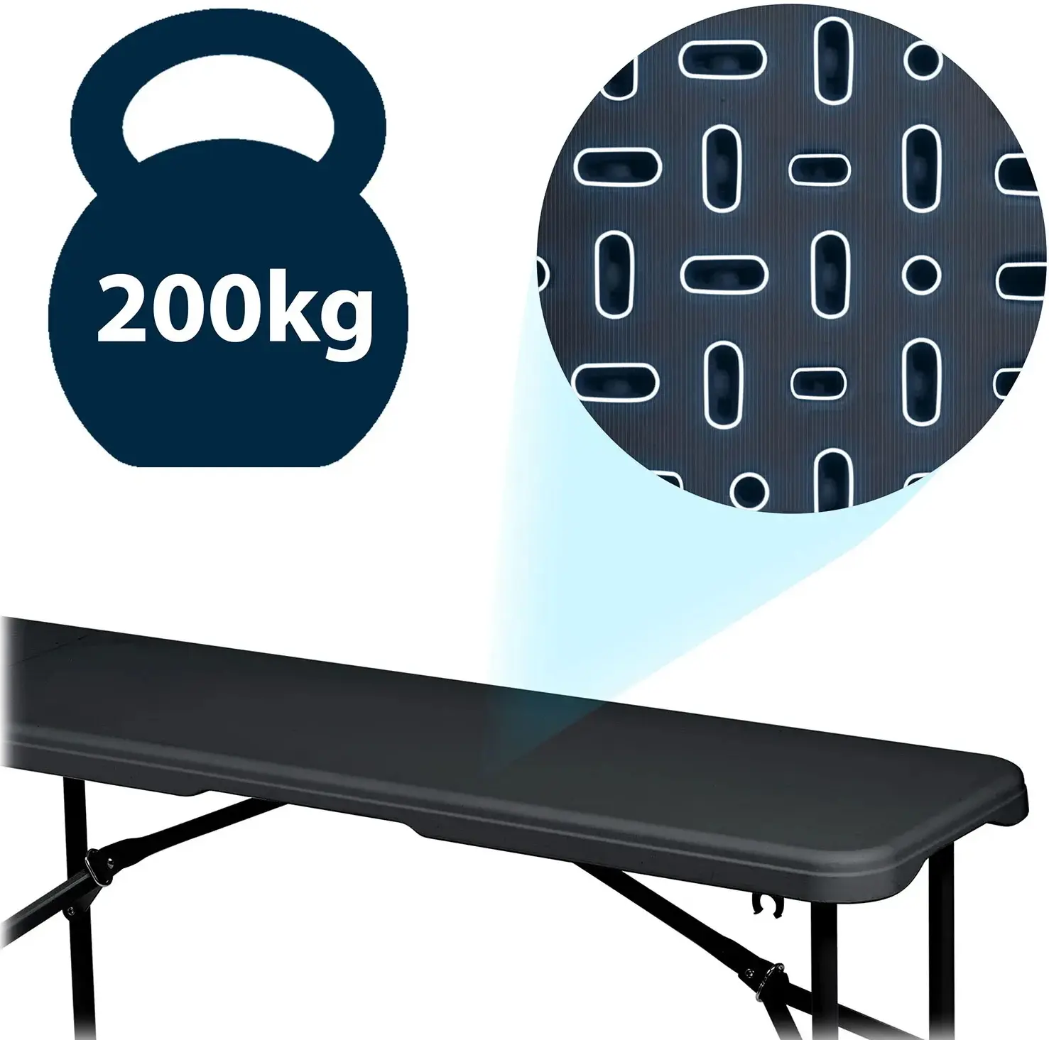 Set mobilier de gradina Plonos 440301 (Black) - 12