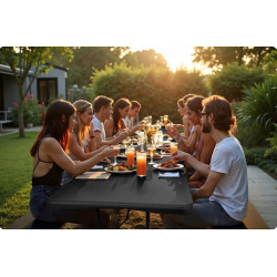 Set mobilier de gradina Plonos 440301 (Black) Thumb