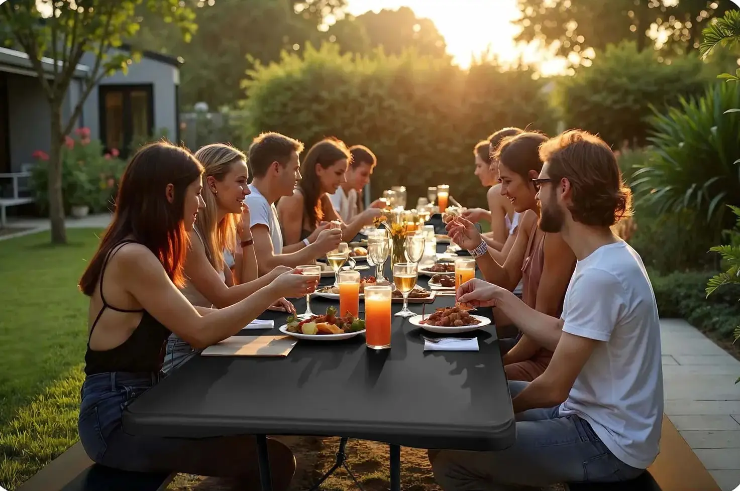 Set mobilier de gradina Plonos 440301 (Black) - 16