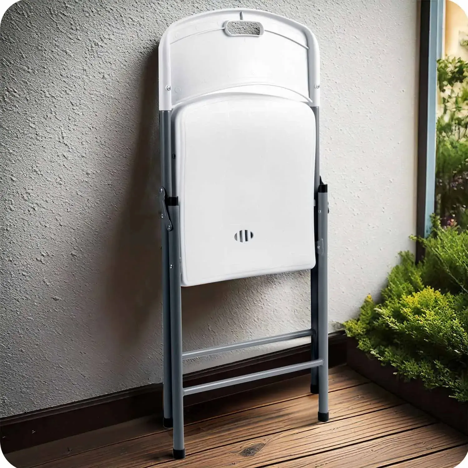 Set scaune Plonos PL-404 440400-2 (White/Grey) - 10