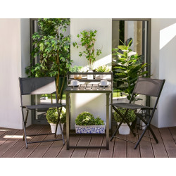 Set mobilier de gradina OM-281820 (Black)